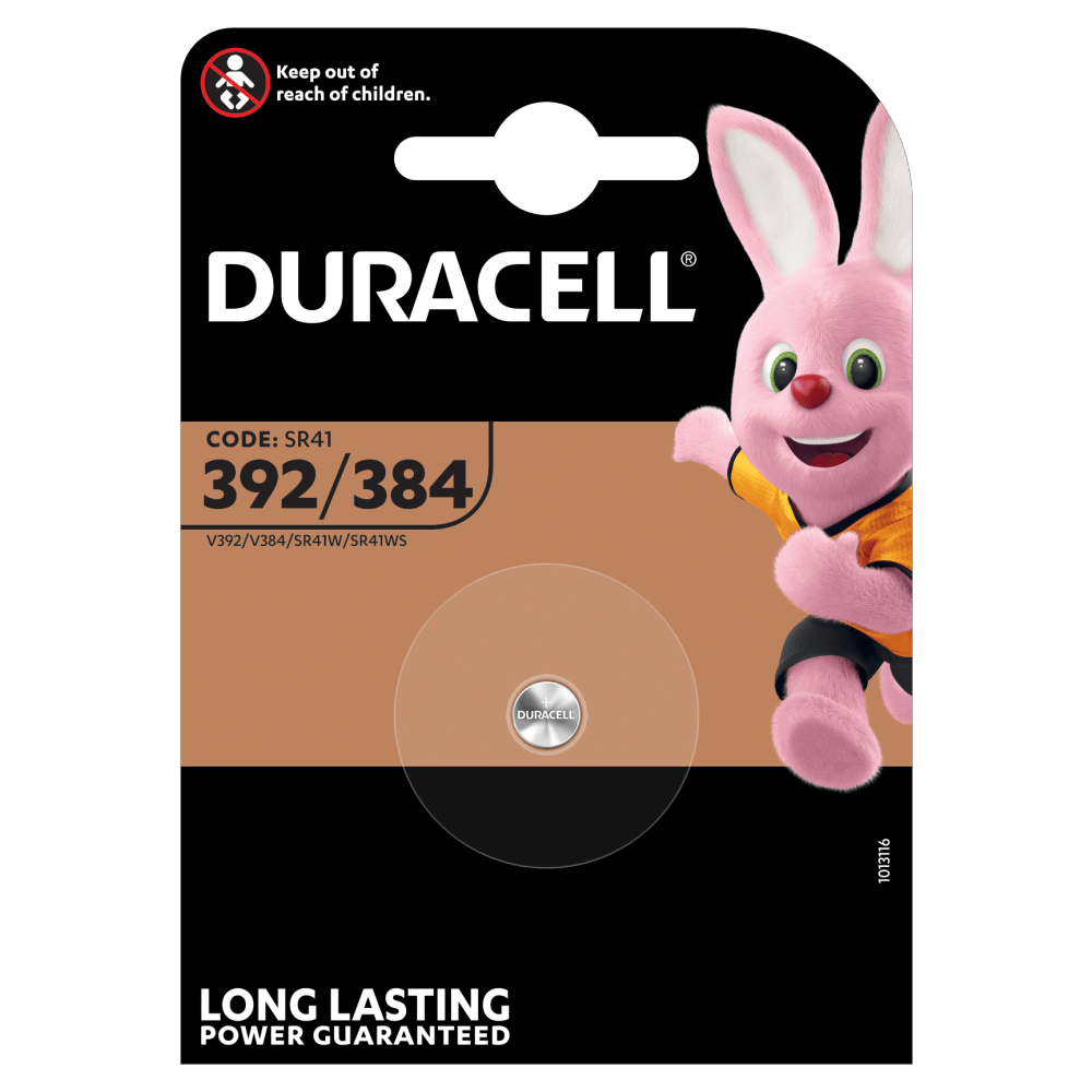Piles bouton spéciale 392/384 Oxyde d'argent - Duracell