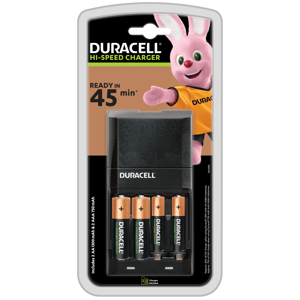 Piles rechargeables et chargeurs Duracell