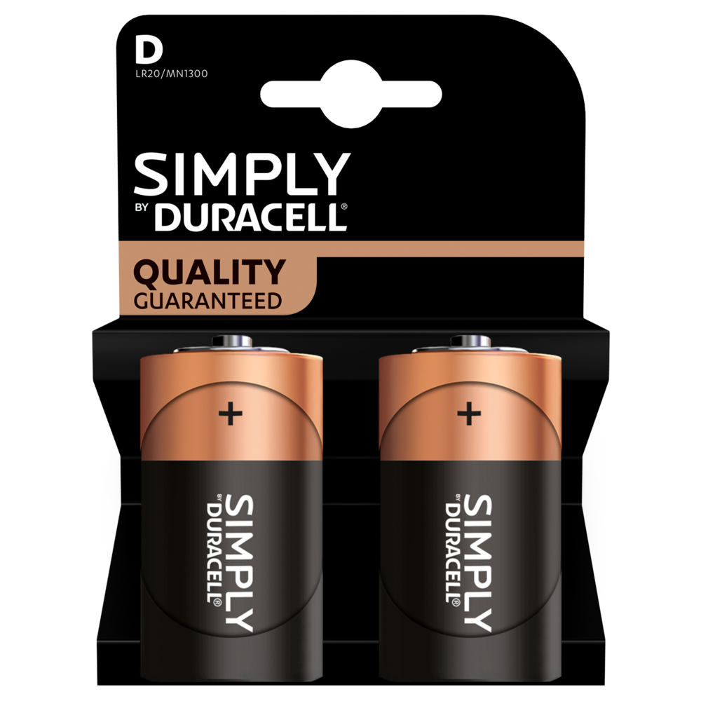Piles alcalines C Duracell Simply - Duracell FR